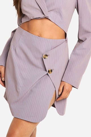 Robe trompe-l’œil - Taupe