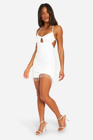 Robe fourreau - Blanc