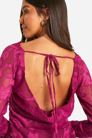 Robe fourreau - Fuchsia