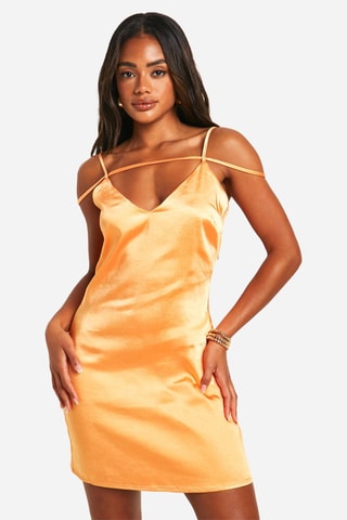 Robe droite - Orange