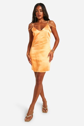 Robe droite - Orange