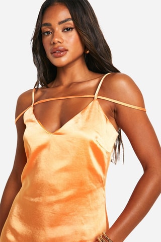 Robe droite - Orange