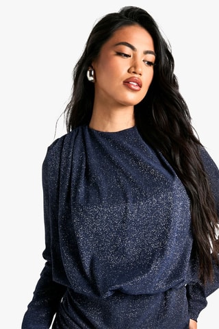 Robe droite - Bleu marine