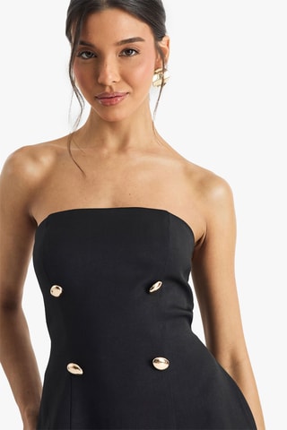 Abito bustier - Nero