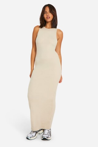 Robe fourreau - Beige