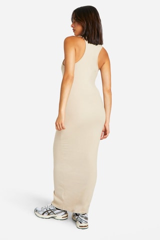 Robe fourreau - Beige