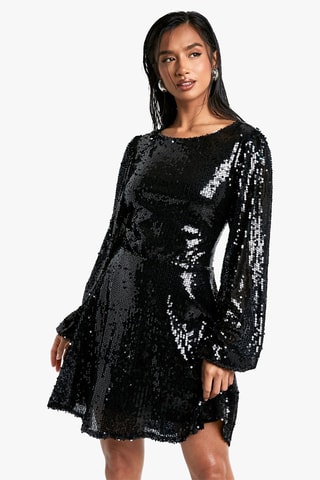 Robe patineuse - Noir