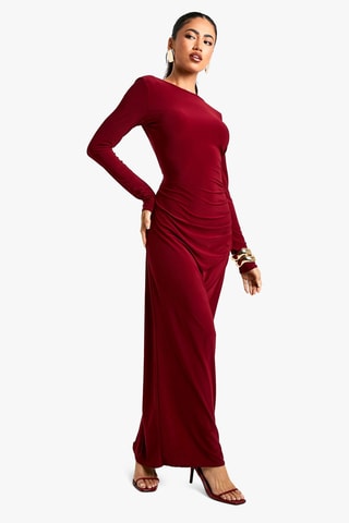 Robe longue - Bordeaux