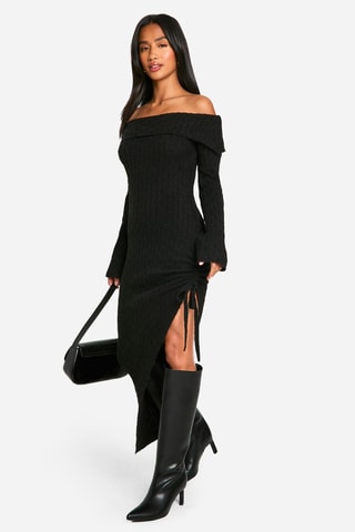 Robe fourreau - Noir