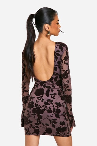 Abito taglio dritto - Marrone