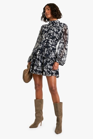 Robe patineuse - Noir et blanc