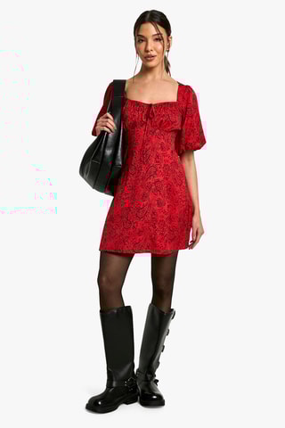 Robe patineuse - Rouge