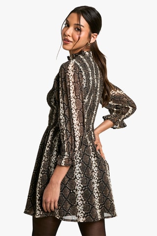 Robe patineuse - Marron