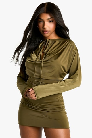 Robe fourreau - Vert