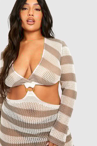 Robe de plage - Ecru