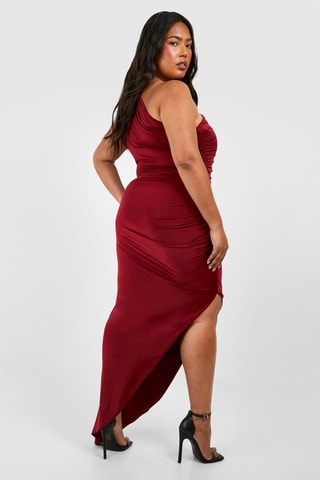 Robe asymétrique - Rouge