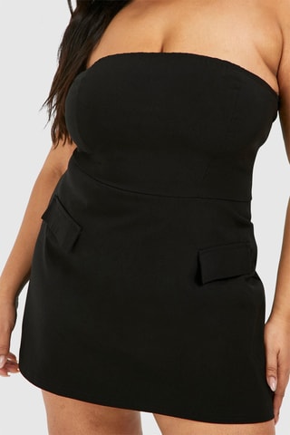 Abito bustier - Nero