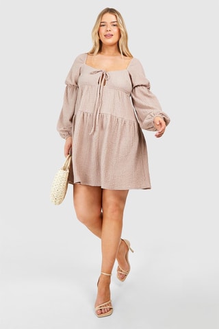 Robe patineuse - Beige clair