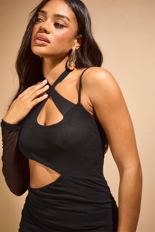 Robe fourreau - Noir