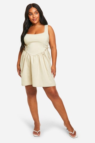 Robe patineuse - Beige clair