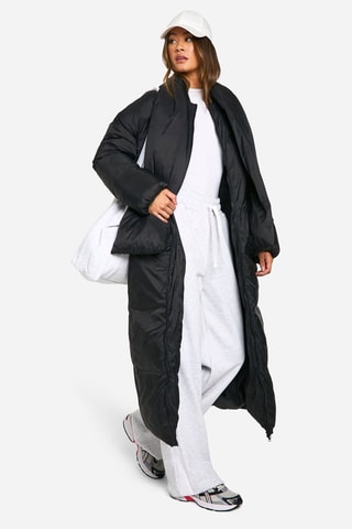 Doudoune longue - Noir