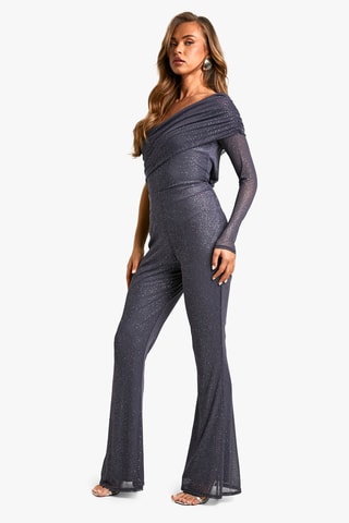 Combinaison asymétrique - Gris foncé