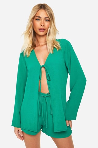 Blouse et short - Vert émeraude