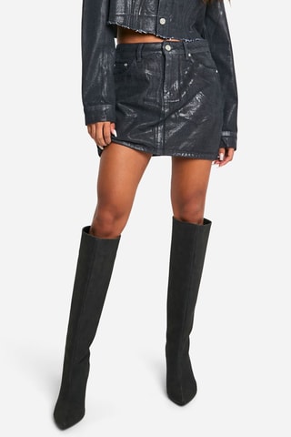 Minijupe en jean - Indigo