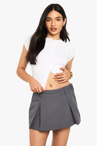 Jupe plissée - Anthracite