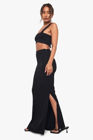 Jupe longue taille haute - Noir