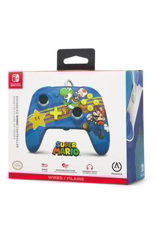 Mando con cable para Nintendo Switch Mushroom Kingdom Friends