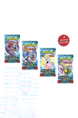 Pokémon - 4 Boosters - Aventures Ensembles EV09