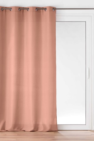 2 cortinas Soline - Rosa pastel - 140 x 260 cm