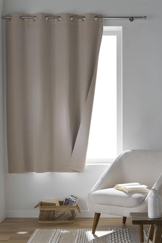 Cortina Occultiss - Beige - 135 x 180 cm