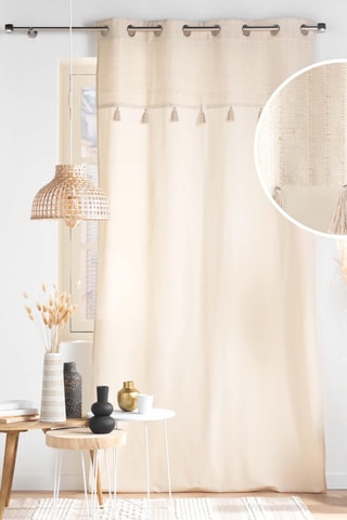 Cortina Izygold - Beige - 140 x 240 cm