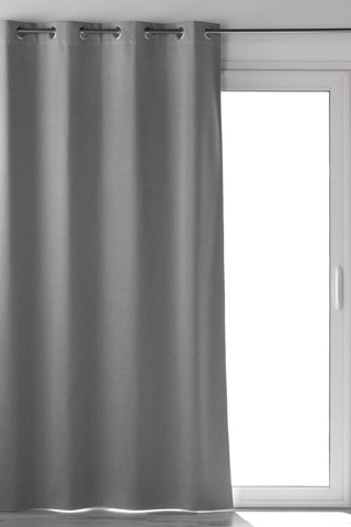 Cortina opaca - Gris - 135 x 260 cm