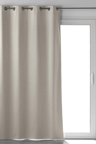 Cortina opaca - Blanco - 135 x 260 cm
