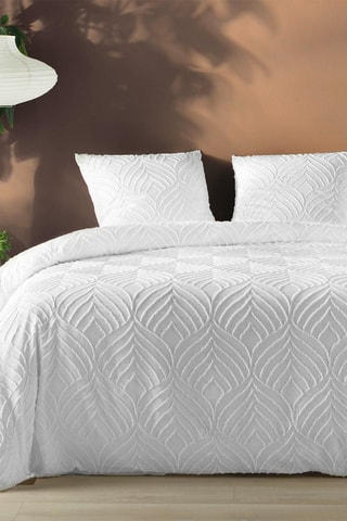 Parure copripiumino 110 fili/cm² Heltie - Bianco