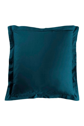 Federa in cotone 57 fili/cm² Lina - Blu