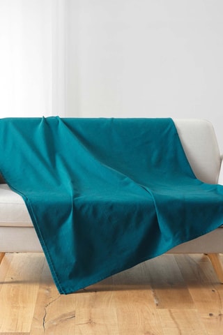 Manta Lucile - Azul ­- 180 x 220 cm