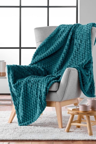 Manta Mini Frosty - Azul ­- 125 x 150 cm