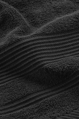 Toalla de ducha Tendresse - Negro - 70 x 130 cm