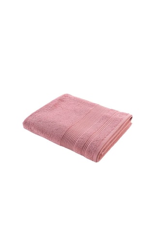 Toalla de baño Tendresse - Rosa - 90 x 150 cm