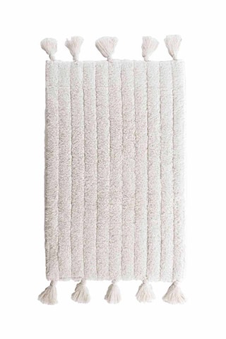 Tappetino bagno Minatis - Bianco - 50 x 80 cm