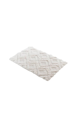 Tappetino bagno Ikatis - Bianco - 50 x 80 cm