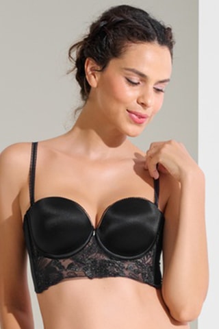 Sujetador con aros con relleno Eminence - Negro - Lisca
