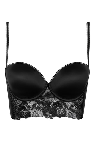 Sujetador con aros con relleno Eminence - Negro - Lisca