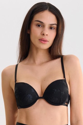 Sujetador con aros push-up Passion - Negro - Lisca