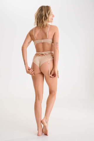 Reggiseno push-up con ferretti Passion - Beige - Lisca