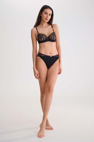 Sujetador con aros Adventure - Negro - Lisca